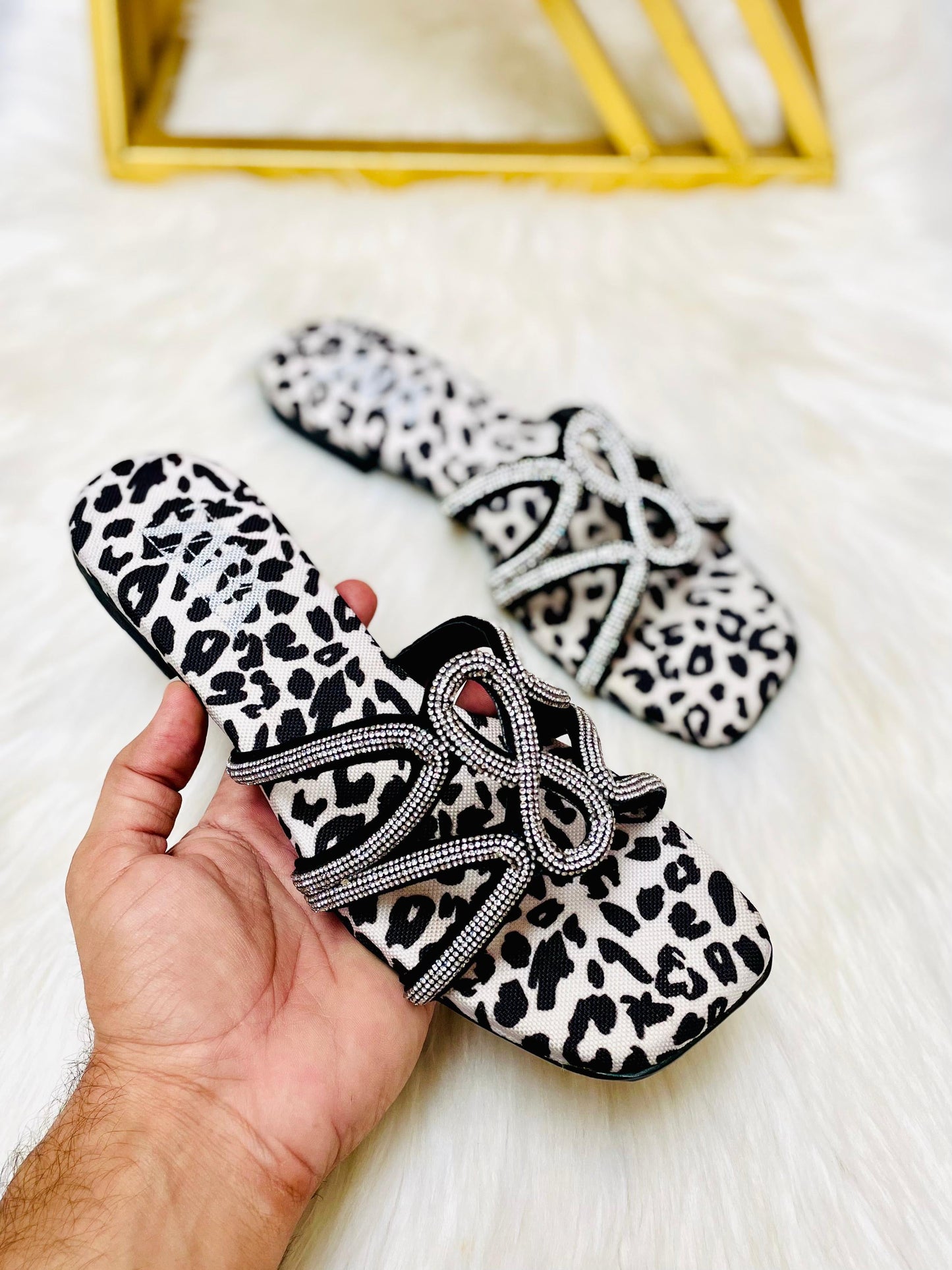 Zara printed flats