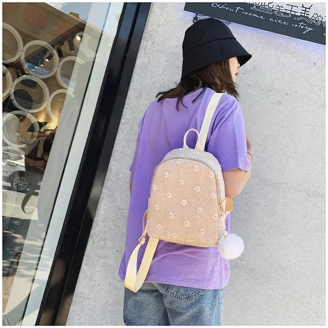 Daisy Woven BackPack