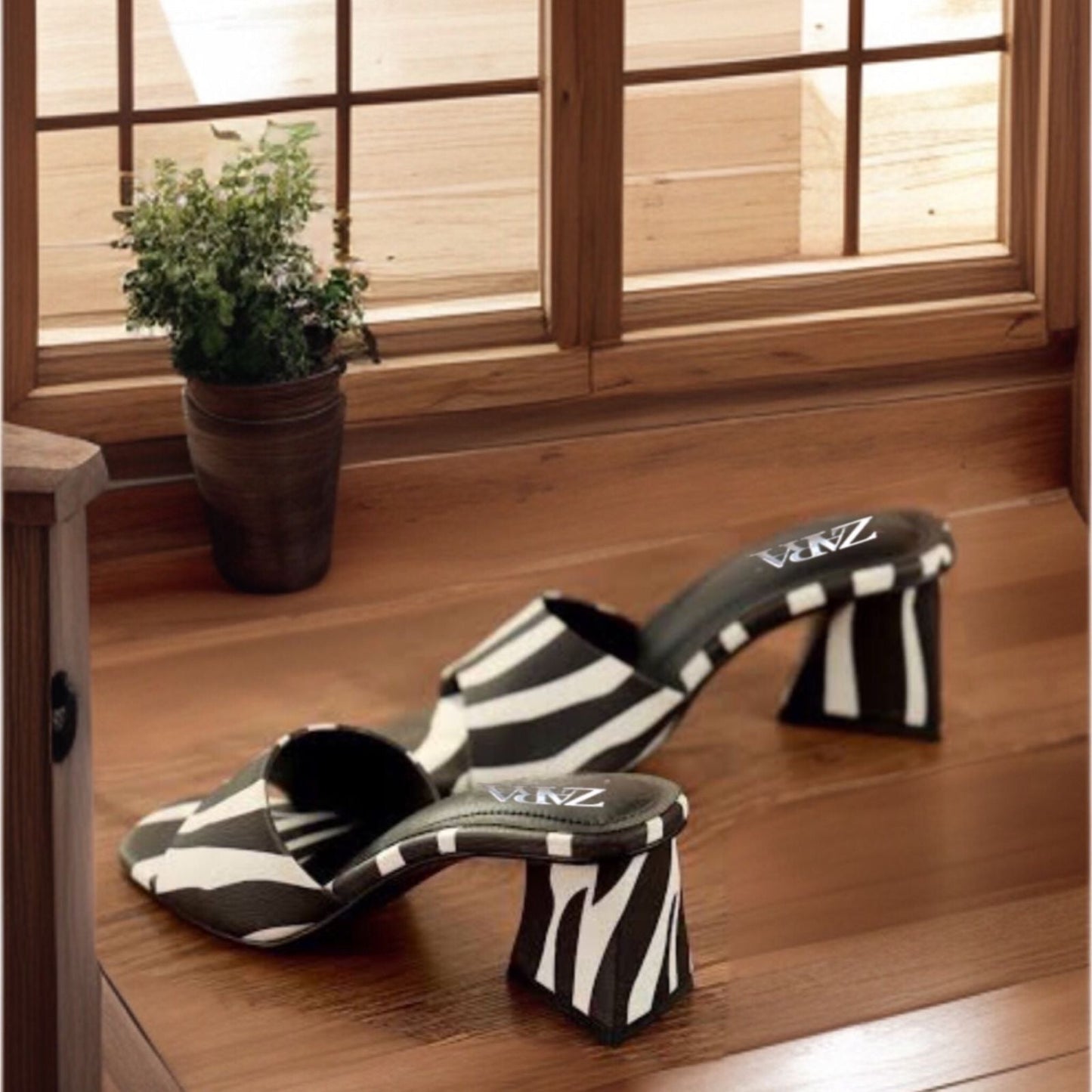 Zebra heels