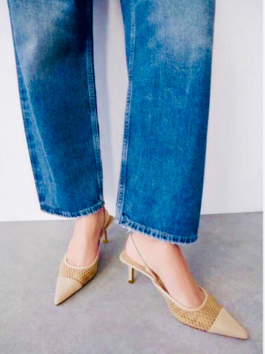 Zara slingback heels