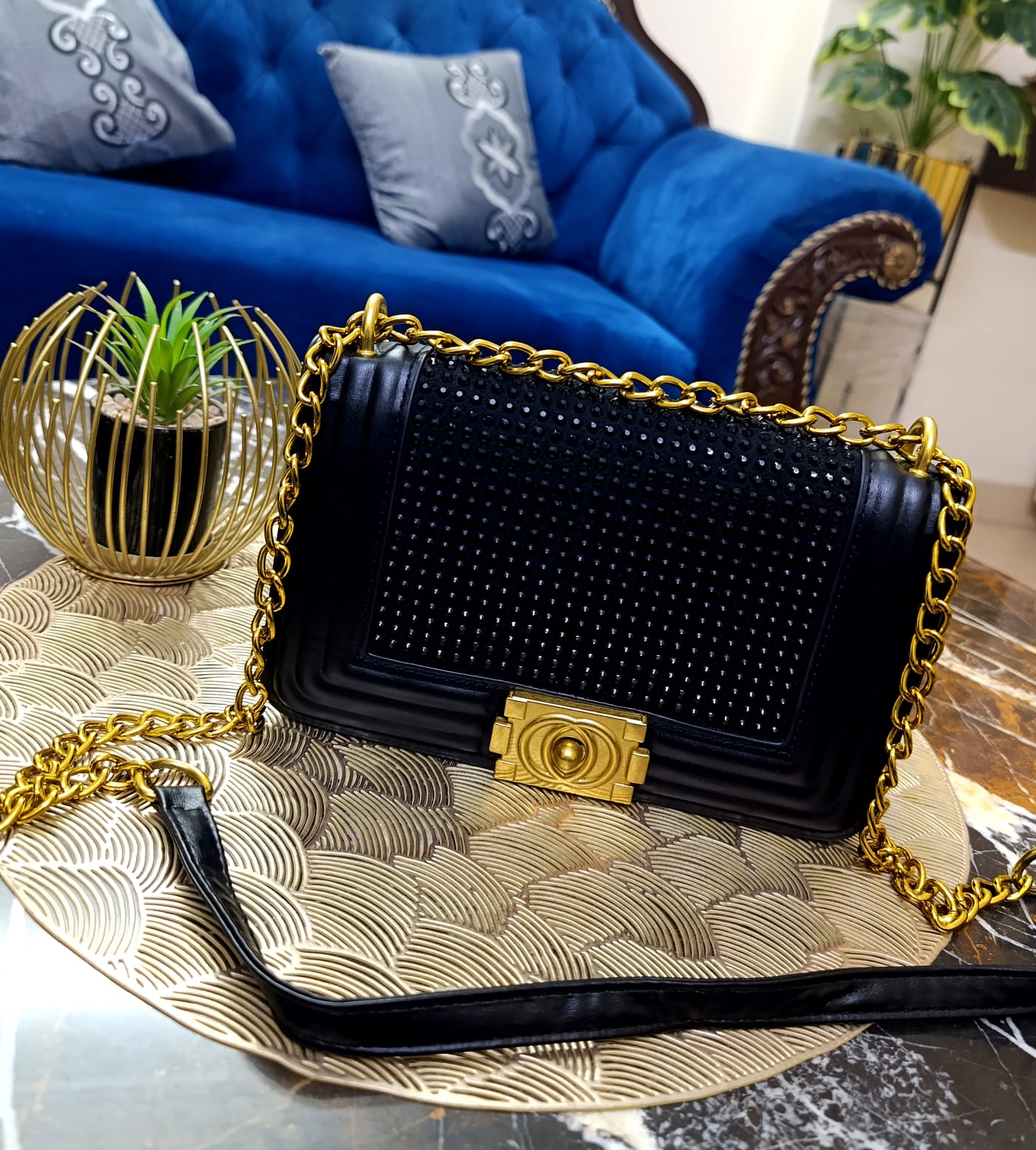 Rhinestone crossbody