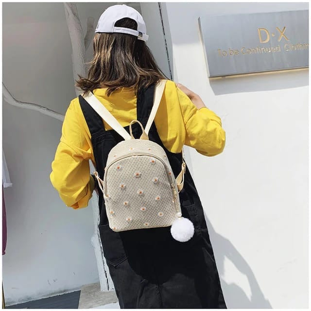 Daisy Woven BackPack