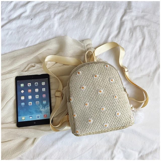 Daisy Woven BackPack