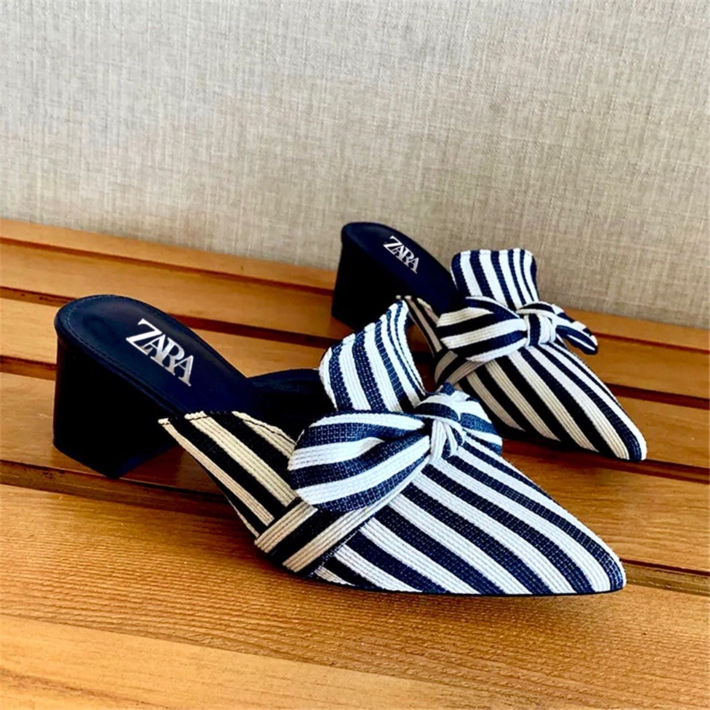 Zara pointed mules