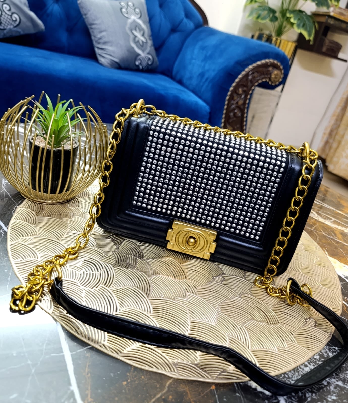 Rhinestone crossbody