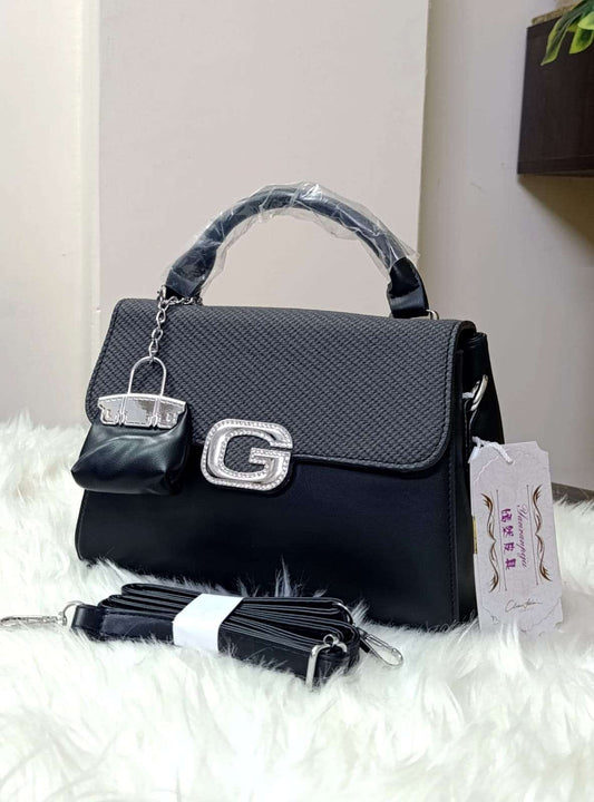 Cross Body Bag With Elegant G Buckle