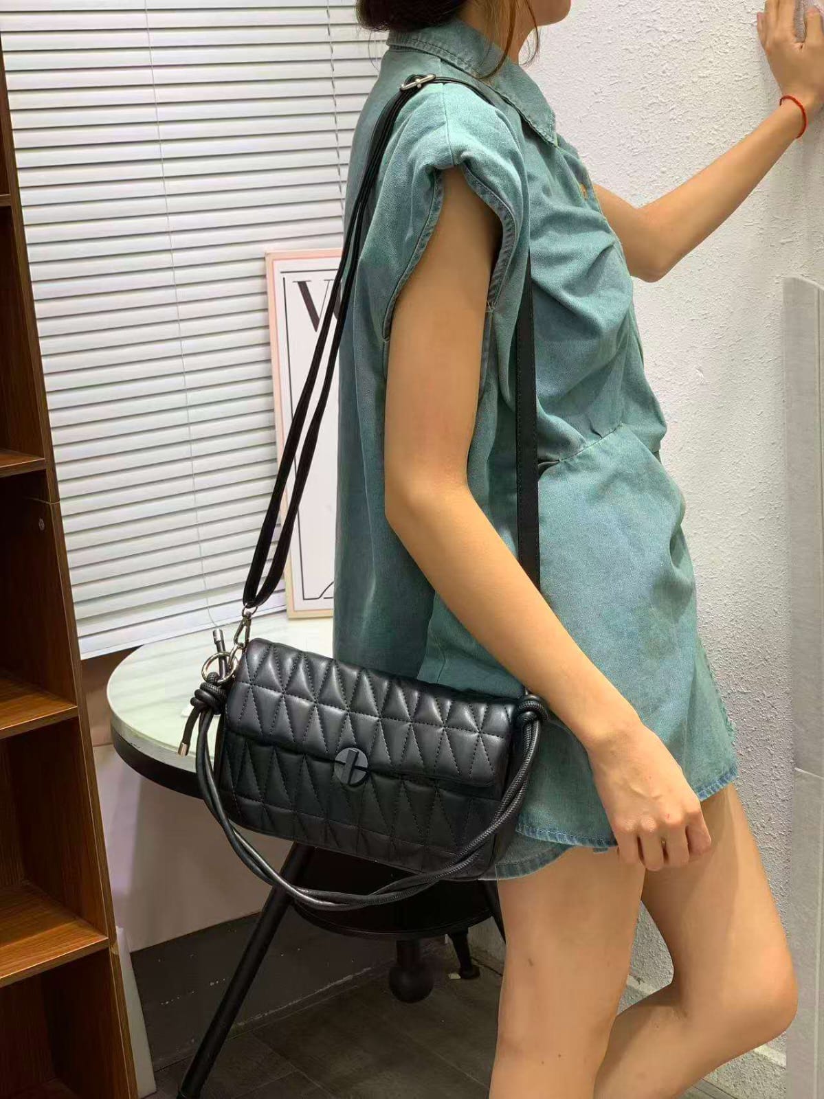 Maison Darzi Quilted Shoulder Bag