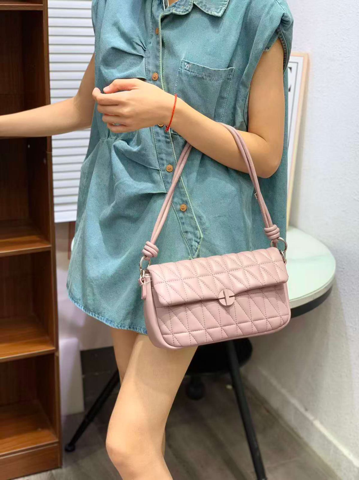 Maison Darzi Quilted Shoulder Bag