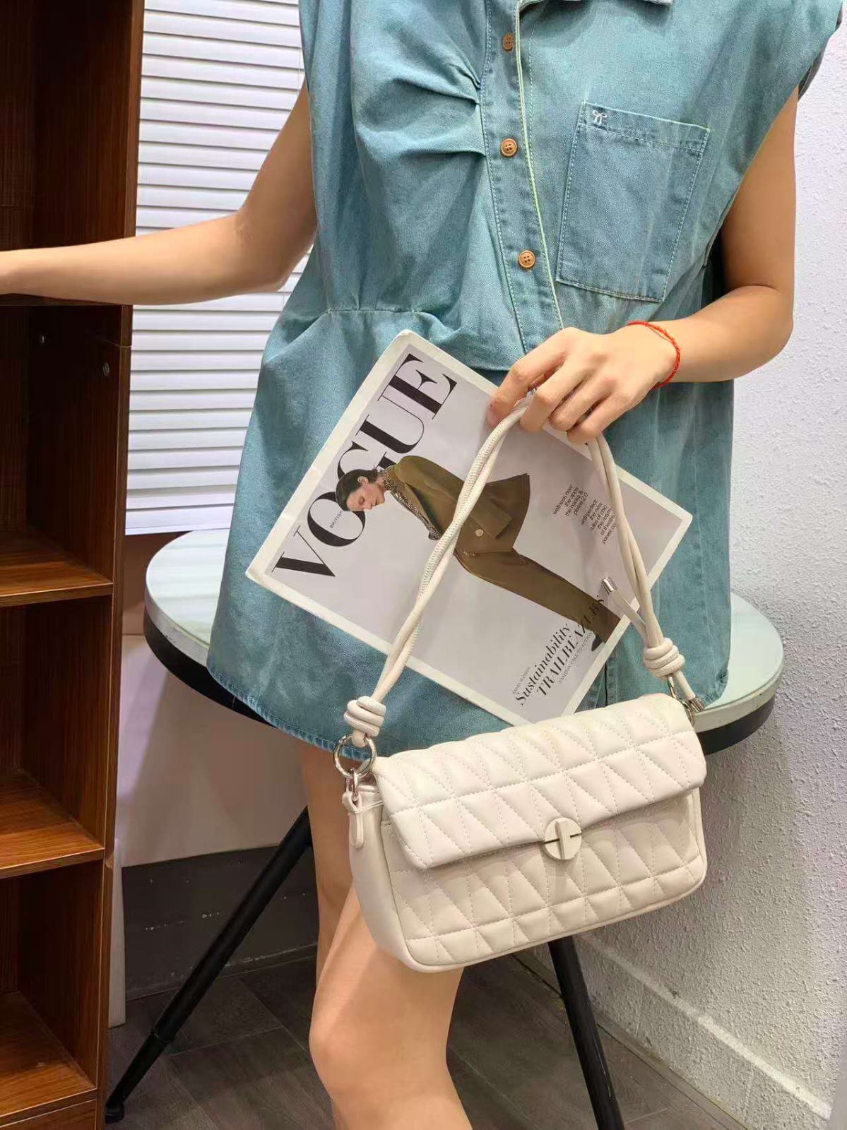 Maison Darzi Quilted Shoulder Bag