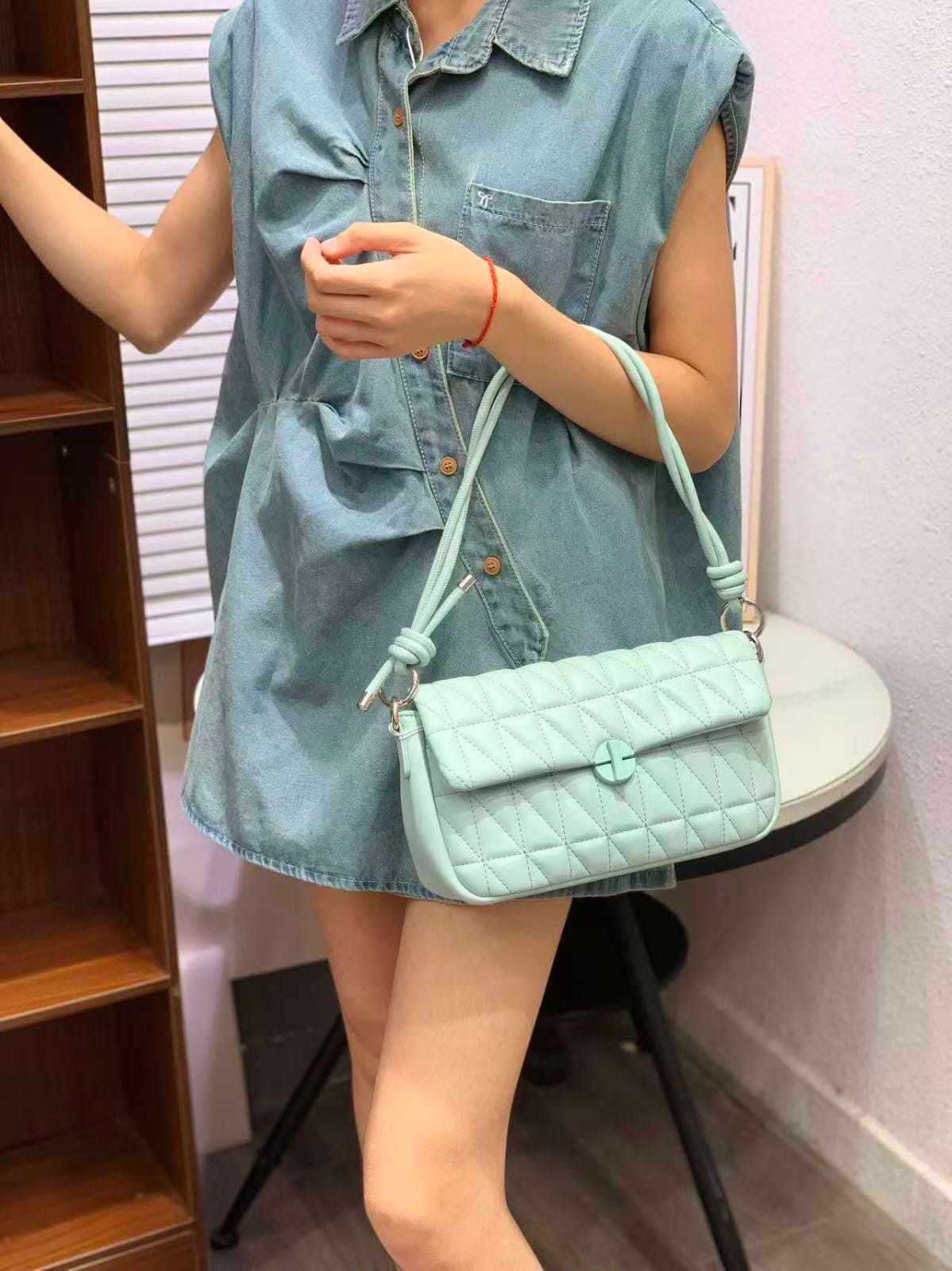 Maison Darzi Quilted Shoulder Bag