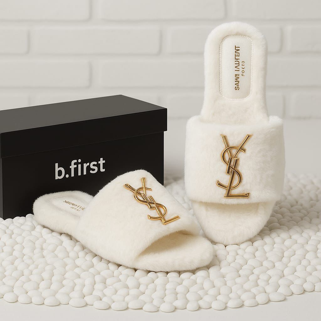 YSL Furr Slippers